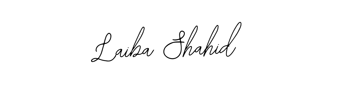 Make a short Laiba Shahid signature style. Manage your documents anywhere anytime using Bearetta-2O07w. Create and add eSignatures, submit forms, share and send files easily. Laiba Shahid signature style 12 images and pictures png