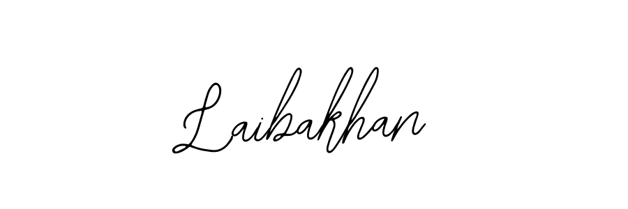 if you are searching for the best signature style for your name Laibakhan. so please give up your signature search. here we have designed multiple signature styles  using Bearetta-2O07w. Laibakhan signature style 12 images and pictures png