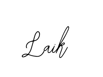 if you are searching for the best signature style for your name Laik. so please give up your signature search. here we have designed multiple signature styles  using Bearetta-2O07w. Laik signature style 12 images and pictures png