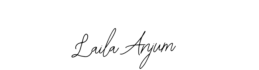 Use a signature maker to create a handwritten signature online. With this signature software, you can design (Bearetta-2O07w) your own signature for name Laila Anjum. Laila Anjum signature style 12 images and pictures png