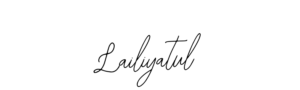 Make a short Lailiyatul signature style. Manage your documents anywhere anytime using Bearetta-2O07w. Create and add eSignatures, submit forms, share and send files easily. Lailiyatul signature style 12 images and pictures png