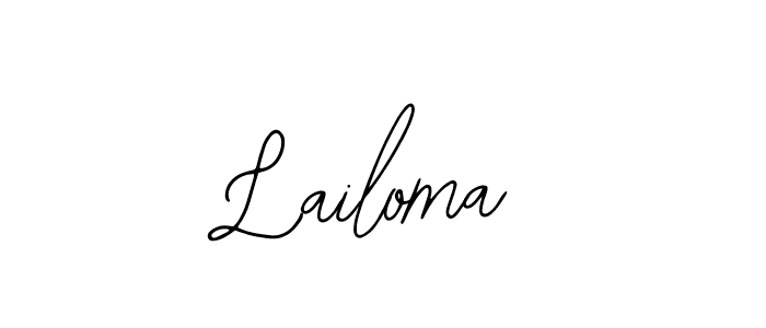 Design your own signature with our free online signature maker. With this signature software, you can create a handwritten (Bearetta-2O07w) signature for name Lailoma. Lailoma signature style 12 images and pictures png