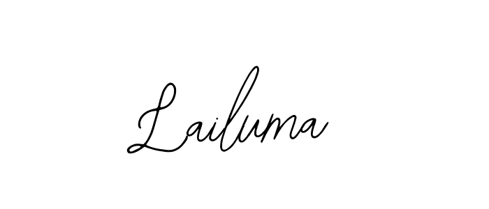 Design your own signature with our free online signature maker. With this signature software, you can create a handwritten (Bearetta-2O07w) signature for name Lailuma. Lailuma signature style 12 images and pictures png