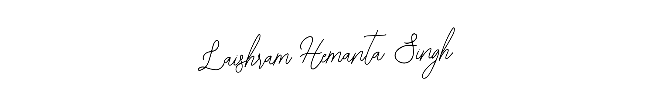 Similarly Bearetta-2O07w is the best handwritten signature design. Signature creator online .You can use it as an online autograph creator for name Laishram Hemanta Singh. Laishram Hemanta Singh signature style 12 images and pictures png