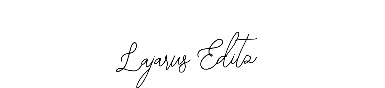 The best way (Bearetta-2O07w) to make a short signature is to pick only two or three words in your name. The name Lajarus Editz include a total of six letters. For converting this name. Lajarus Editz signature style 12 images and pictures png