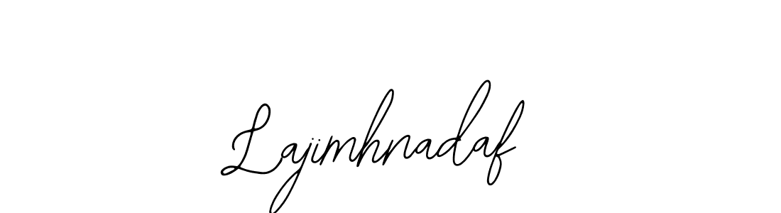 Use a signature maker to create a handwritten signature online. With this signature software, you can design (Bearetta-2O07w) your own signature for name Lajimhnadaf. Lajimhnadaf signature style 12 images and pictures png