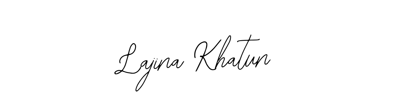 Design your own signature with our free online signature maker. With this signature software, you can create a handwritten (Bearetta-2O07w) signature for name Lajina Khatun. Lajina Khatun signature style 12 images and pictures png