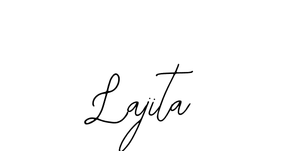 How to make Lajita name signature. Use Bearetta-2O07w style for creating short signs online. This is the latest handwritten sign. Lajita signature style 12 images and pictures png