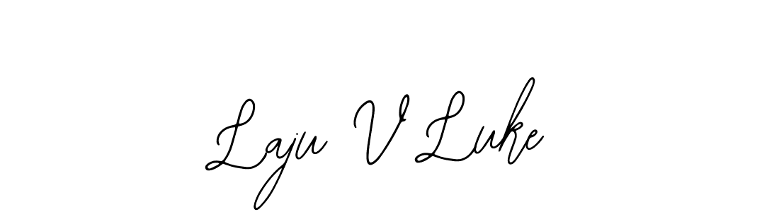 How to make Laju V Luke name signature. Use Bearetta-2O07w style for creating short signs online. This is the latest handwritten sign. Laju V Luke signature style 12 images and pictures png