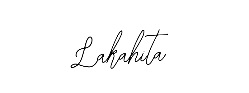 Design your own signature with our free online signature maker. With this signature software, you can create a handwritten (Bearetta-2O07w) signature for name Lakahita. Lakahita signature style 12 images and pictures png