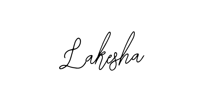 How to make Lakesha signature? Bearetta-2O07w is a professional autograph style. Create handwritten signature for Lakesha name. Lakesha signature style 12 images and pictures png