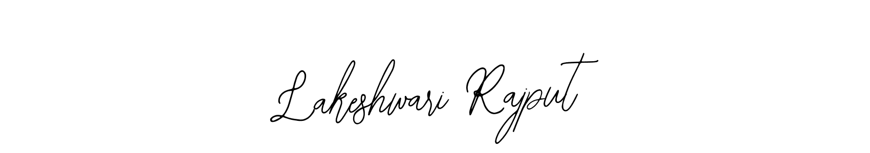 Use a signature maker to create a handwritten signature online. With this signature software, you can design (Bearetta-2O07w) your own signature for name Lakeshwari Rajput. Lakeshwari Rajput signature style 12 images and pictures png