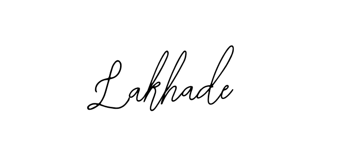 Also You can easily find your signature by using the search form. We will create Lakhade name handwritten signature images for you free of cost using Bearetta-2O07w sign style. Lakhade signature style 12 images and pictures png