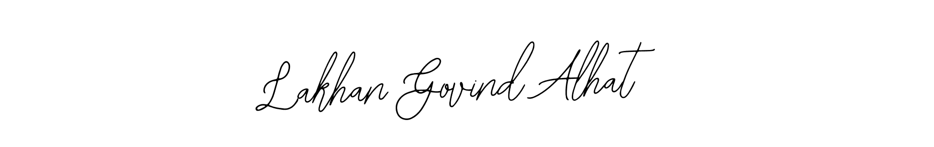 Use a signature maker to create a handwritten signature online. With this signature software, you can design (Bearetta-2O07w) your own signature for name Lakhan Govind Alhat. Lakhan Govind Alhat signature style 12 images and pictures png