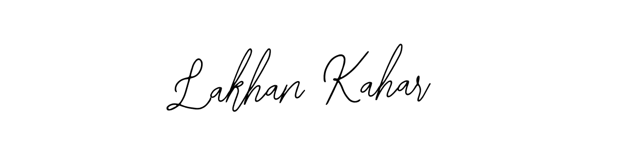 Also we have Lakhan Kahar name is the best signature style. Create professional handwritten signature collection using Bearetta-2O07w autograph style. Lakhan Kahar signature style 12 images and pictures png