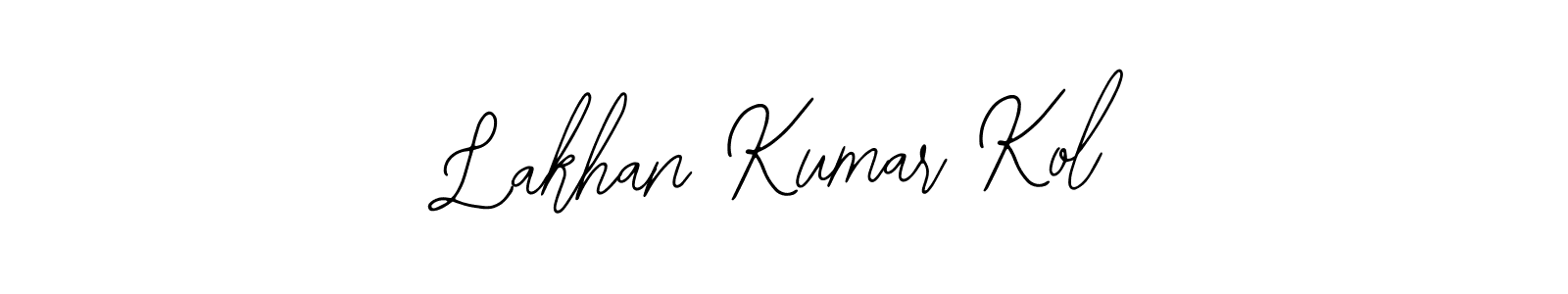 Also we have Lakhan Kumar Kol name is the best signature style. Create professional handwritten signature collection using Bearetta-2O07w autograph style. Lakhan Kumar Kol signature style 12 images and pictures png