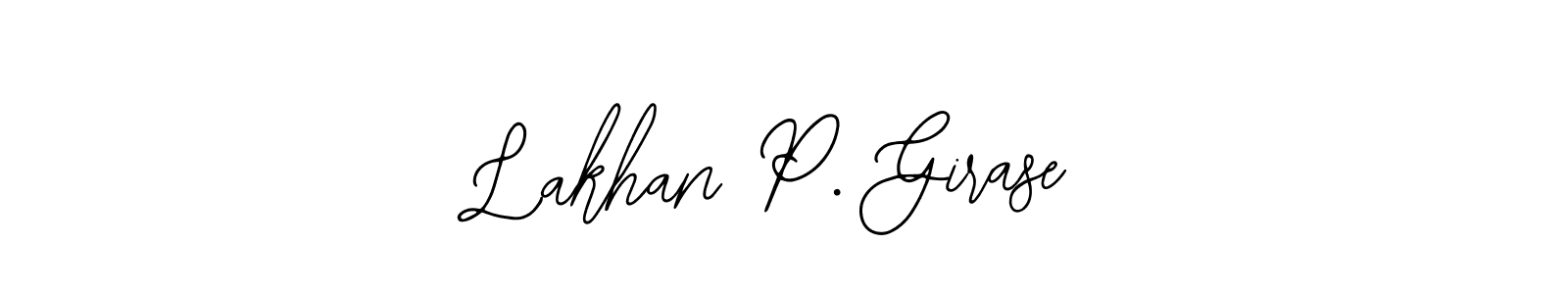 It looks lik you need a new signature style for name Lakhan P. Girase. Design unique handwritten (Bearetta-2O07w) signature with our free signature maker in just a few clicks. Lakhan P. Girase signature style 12 images and pictures png