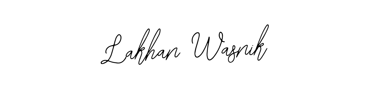 Design your own signature with our free online signature maker. With this signature software, you can create a handwritten (Bearetta-2O07w) signature for name Lakhan Wasnik. Lakhan Wasnik signature style 12 images and pictures png