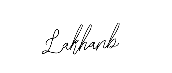 You should practise on your own different ways (Bearetta-2O07w) to write your name (Lakhanb) in signature. don't let someone else do it for you. Lakhanb signature style 12 images and pictures png