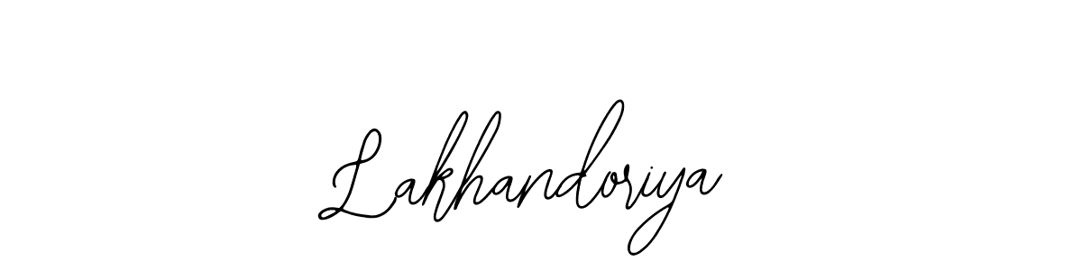 Also we have Lakhandoriya name is the best signature style. Create professional handwritten signature collection using Bearetta-2O07w autograph style. Lakhandoriya signature style 12 images and pictures png
