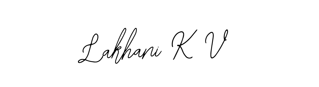 Lakhani K V stylish signature style. Best Handwritten Sign (Bearetta-2O07w) for my name. Handwritten Signature Collection Ideas for my name Lakhani K V. Lakhani K V signature style 12 images and pictures png