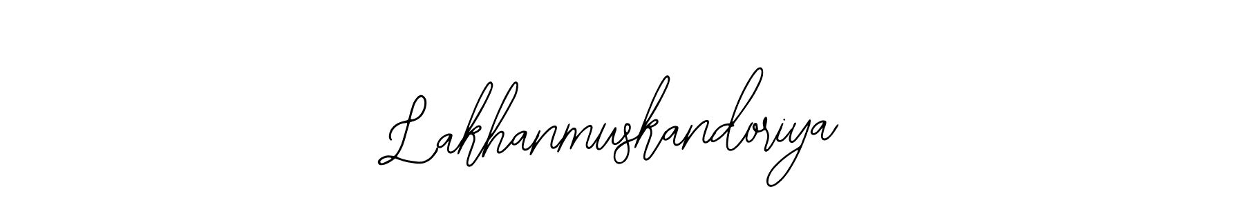 How to make Lakhanmuskandoriya name signature. Use Bearetta-2O07w style for creating short signs online. This is the latest handwritten sign. Lakhanmuskandoriya signature style 12 images and pictures png