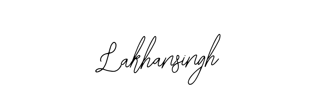 Use a signature maker to create a handwritten signature online. With this signature software, you can design (Bearetta-2O07w) your own signature for name Lakhansingh. Lakhansingh signature style 12 images and pictures png
