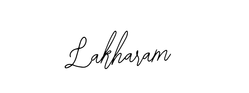Create a beautiful signature design for name Lakharam. With this signature (Bearetta-2O07w) fonts, you can make a handwritten signature for free. Lakharam signature style 12 images and pictures png