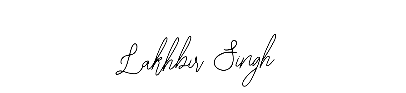 How to make Lakhbir Singh name signature. Use Bearetta-2O07w style for creating short signs online. This is the latest handwritten sign. Lakhbir Singh signature style 12 images and pictures png