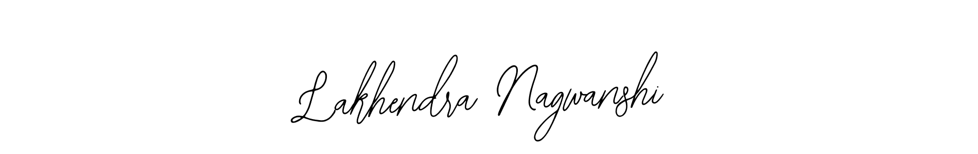 You should practise on your own different ways (Bearetta-2O07w) to write your name (Lakhendra Nagwanshi) in signature. don't let someone else do it for you. Lakhendra Nagwanshi signature style 12 images and pictures png