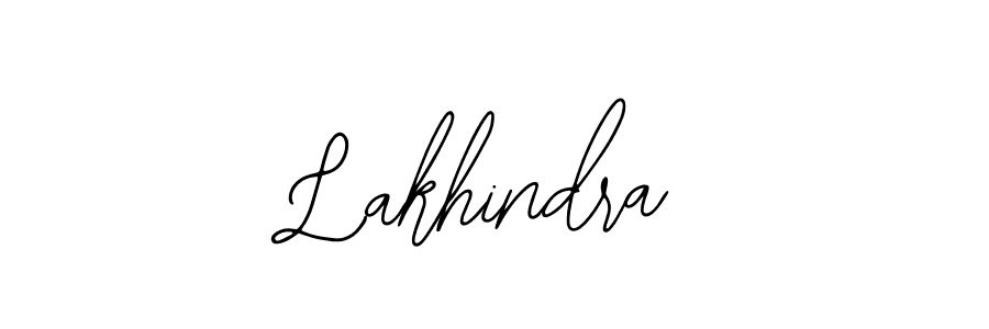 You should practise on your own different ways (Bearetta-2O07w) to write your name (Lakhindra) in signature. don't let someone else do it for you. Lakhindra signature style 12 images and pictures png