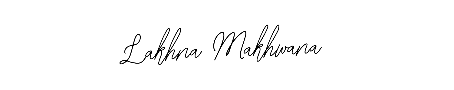 Lakhna Makhwana stylish signature style. Best Handwritten Sign (Bearetta-2O07w) for my name. Handwritten Signature Collection Ideas for my name Lakhna Makhwana. Lakhna Makhwana signature style 12 images and pictures png