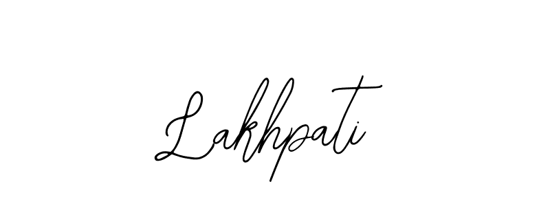 How to make Lakhpati name signature. Use Bearetta-2O07w style for creating short signs online. This is the latest handwritten sign. Lakhpati signature style 12 images and pictures png