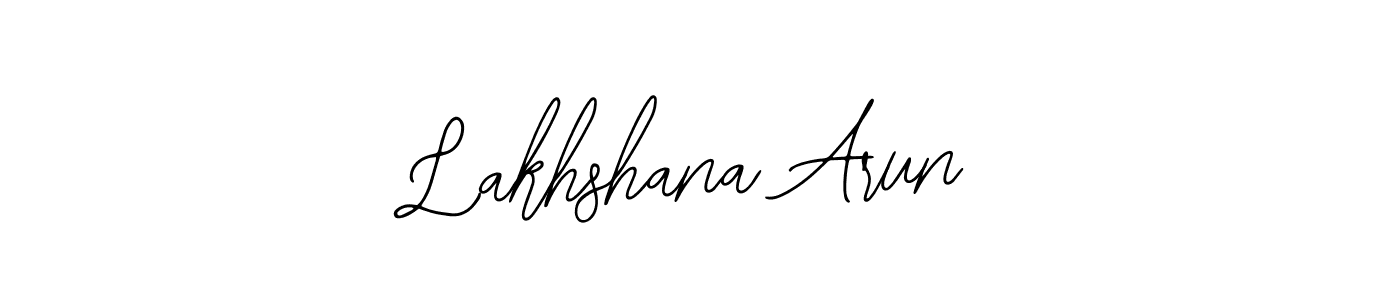 Make a beautiful signature design for name Lakhshana Arun. With this signature (Bearetta-2O07w) style, you can create a handwritten signature for free. Lakhshana Arun signature style 12 images and pictures png