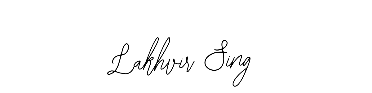 The best way (Bearetta-2O07w) to make a short signature is to pick only two or three words in your name. The name Lakhvir Sing include a total of six letters. For converting this name. Lakhvir Sing signature style 12 images and pictures png