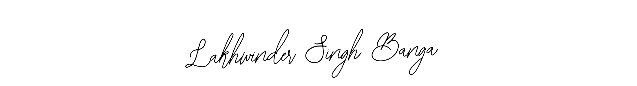 Create a beautiful signature design for name Lakhwinder Singh Banga. With this signature (Bearetta-2O07w) fonts, you can make a handwritten signature for free. Lakhwinder Singh Banga signature style 12 images and pictures png