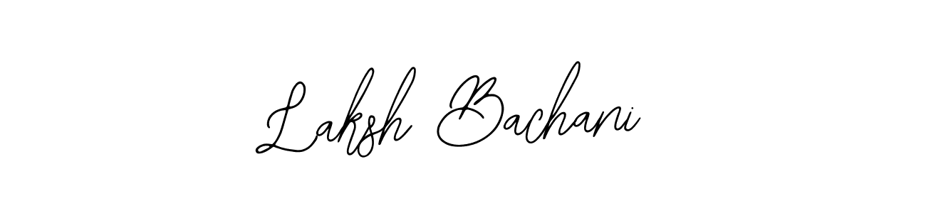 How to Draw Laksh Bachani signature style? Bearetta-2O07w is a latest design signature styles for name Laksh Bachani. Laksh Bachani signature style 12 images and pictures png