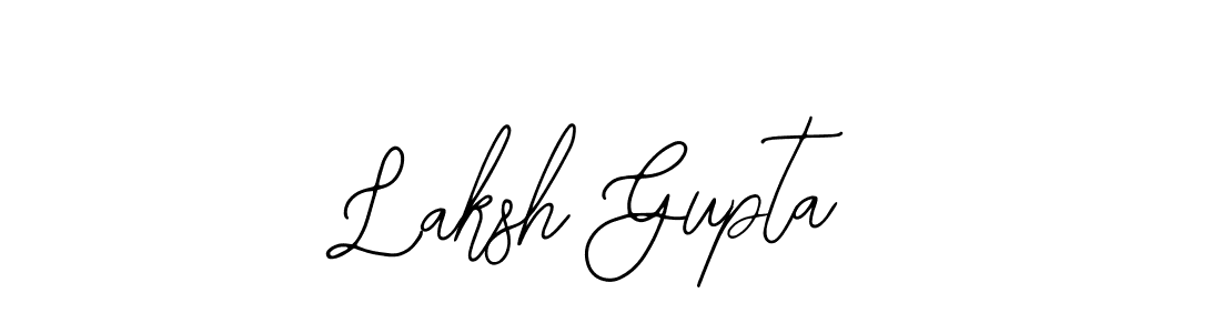 How to make Laksh Gupta signature? Bearetta-2O07w is a professional autograph style. Create handwritten signature for Laksh Gupta name. Laksh Gupta signature style 12 images and pictures png