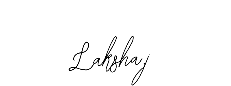 Design your own signature with our free online signature maker. With this signature software, you can create a handwritten (Bearetta-2O07w) signature for name Laksha.j. Laksha.j signature style 12 images and pictures png