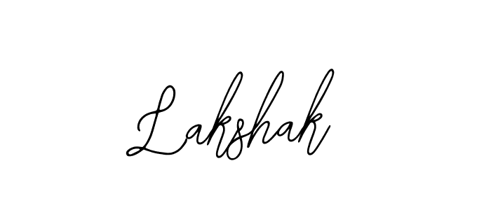 Design your own signature with our free online signature maker. With this signature software, you can create a handwritten (Bearetta-2O07w) signature for name Lakshak. Lakshak signature style 12 images and pictures png