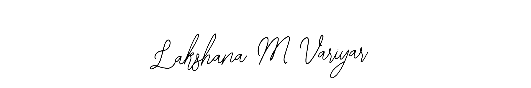 See photos of Lakshana M Variyar official signature by Spectra . Check more albums & portfolios. Read reviews & check more about Bearetta-2O07w font. Lakshana M Variyar signature style 12 images and pictures png