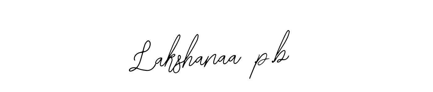 Make a beautiful signature design for name Lakshanaa .p.b. With this signature (Bearetta-2O07w) style, you can create a handwritten signature for free. Lakshanaa .p.b signature style 12 images and pictures png