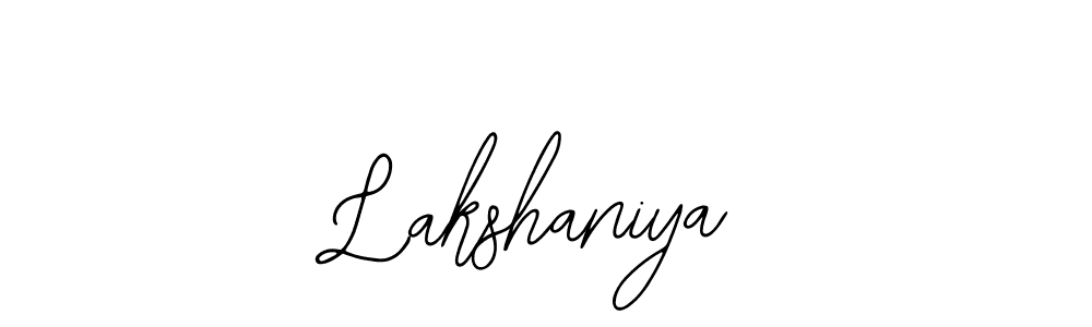 How to make Lakshaniya name signature. Use Bearetta-2O07w style for creating short signs online. This is the latest handwritten sign. Lakshaniya signature style 12 images and pictures png