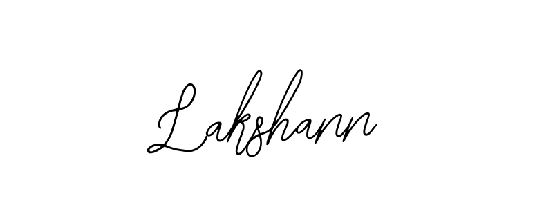 How to make Lakshann name signature. Use Bearetta-2O07w style for creating short signs online. This is the latest handwritten sign. Lakshann signature style 12 images and pictures png