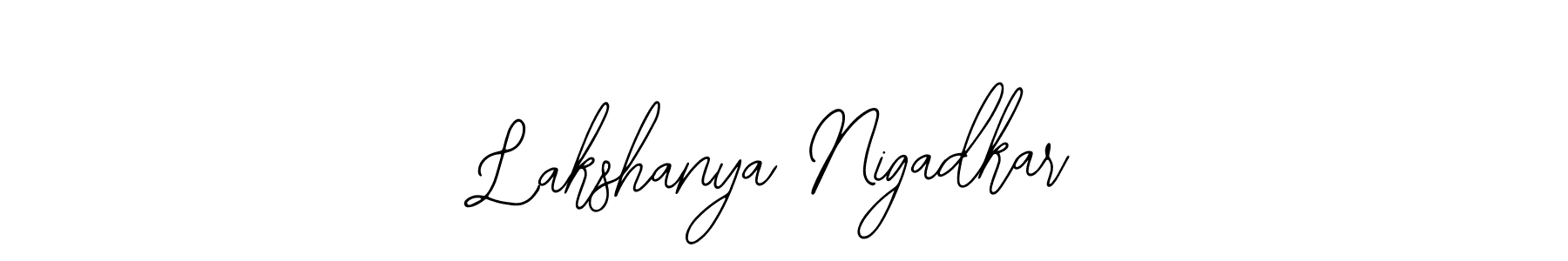 Create a beautiful signature design for name Lakshanya Nigadkar. With this signature (Bearetta-2O07w) fonts, you can make a handwritten signature for free. Lakshanya Nigadkar signature style 12 images and pictures png