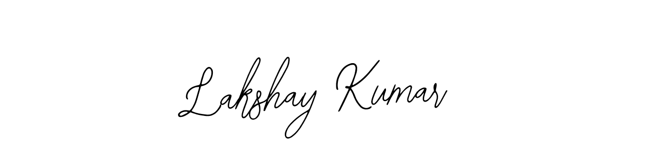 You should practise on your own different ways (Bearetta-2O07w) to write your name (Lakshay Kumar) in signature. don't let someone else do it for you. Lakshay Kumar signature style 12 images and pictures png