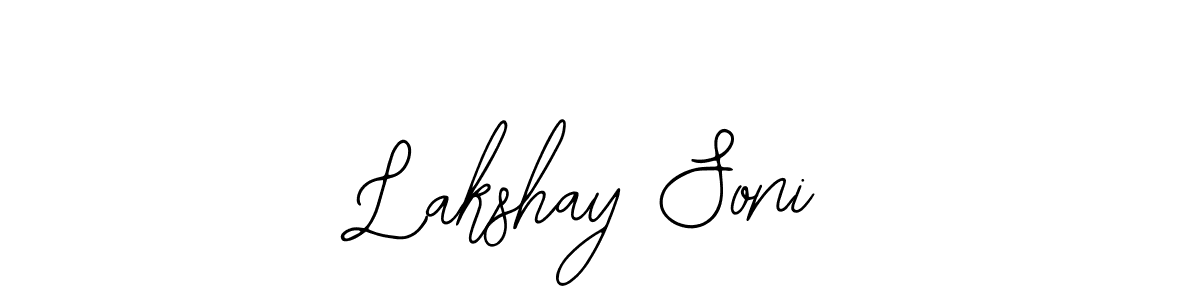 See photos of Lakshay Soni official signature by Spectra . Check more albums & portfolios. Read reviews & check more about Bearetta-2O07w font. Lakshay Soni signature style 12 images and pictures png