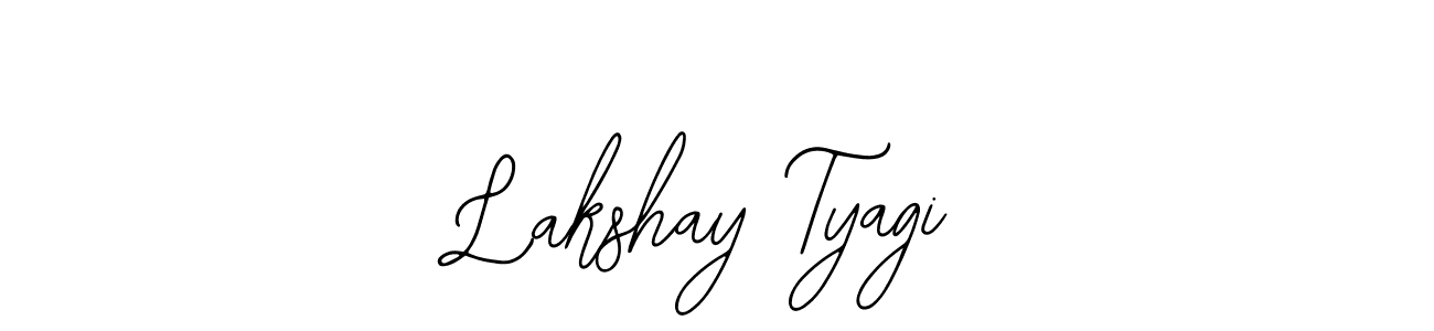 Design your own signature with our free online signature maker. With this signature software, you can create a handwritten (Bearetta-2O07w) signature for name Lakshay Tyagi. Lakshay Tyagi signature style 12 images and pictures png