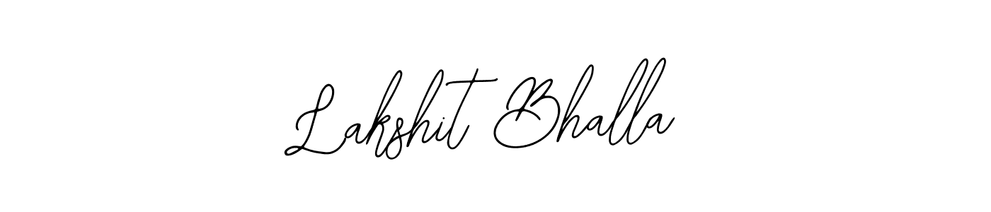 You should practise on your own different ways (Bearetta-2O07w) to write your name (Lakshit Bhalla) in signature. don't let someone else do it for you. Lakshit Bhalla signature style 12 images and pictures png