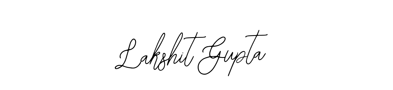 How to make Lakshit Gupta name signature. Use Bearetta-2O07w style for creating short signs online. This is the latest handwritten sign. Lakshit Gupta signature style 12 images and pictures png